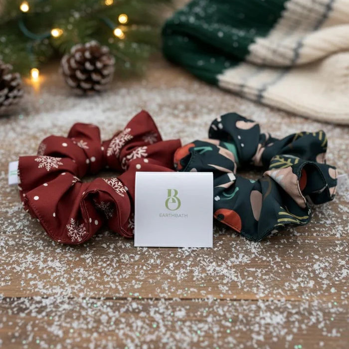Christmas Everyday Scrunchies - Set of 2
