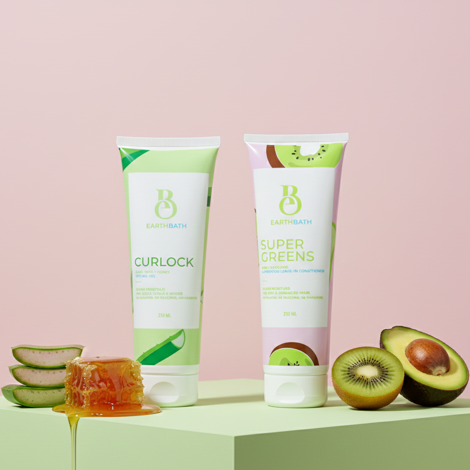 Super Greens Leave-In Conditioner + Curlock Styling Gel