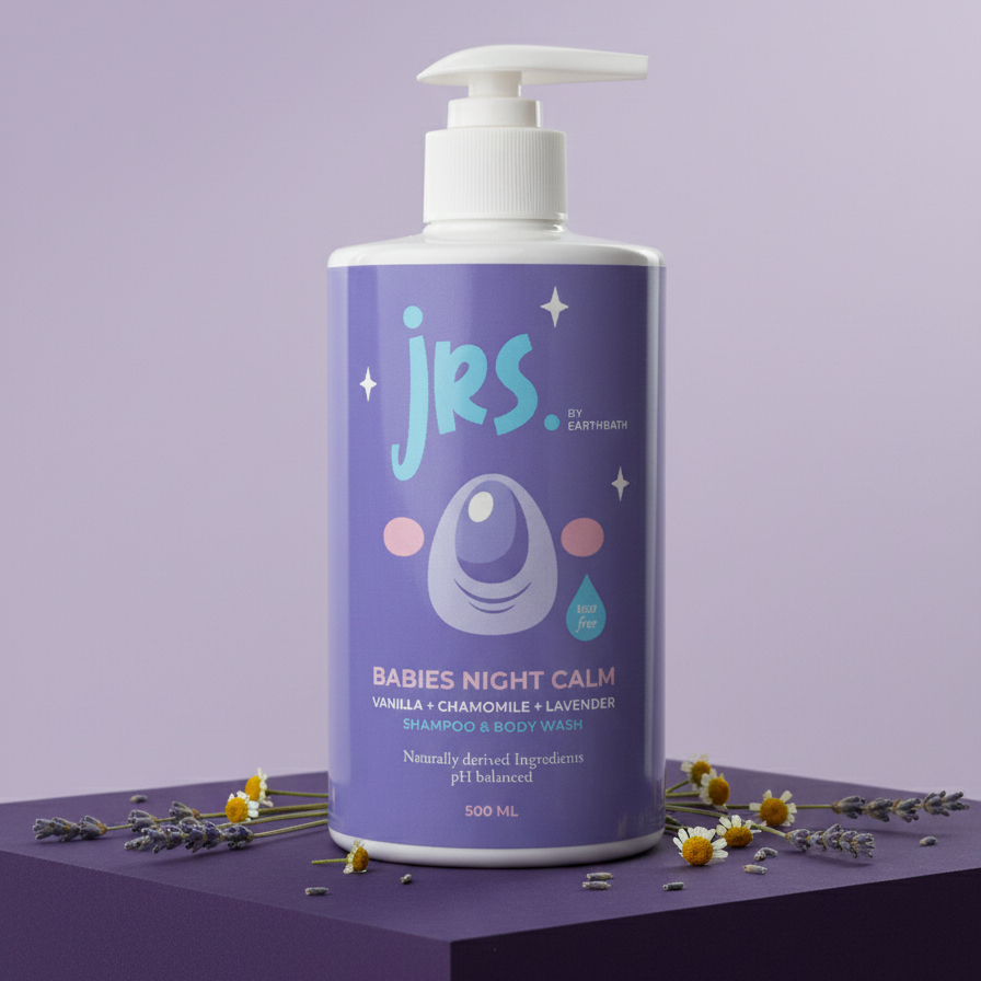 Babies Night Calm Shampoo + Body Wash - Tear Free